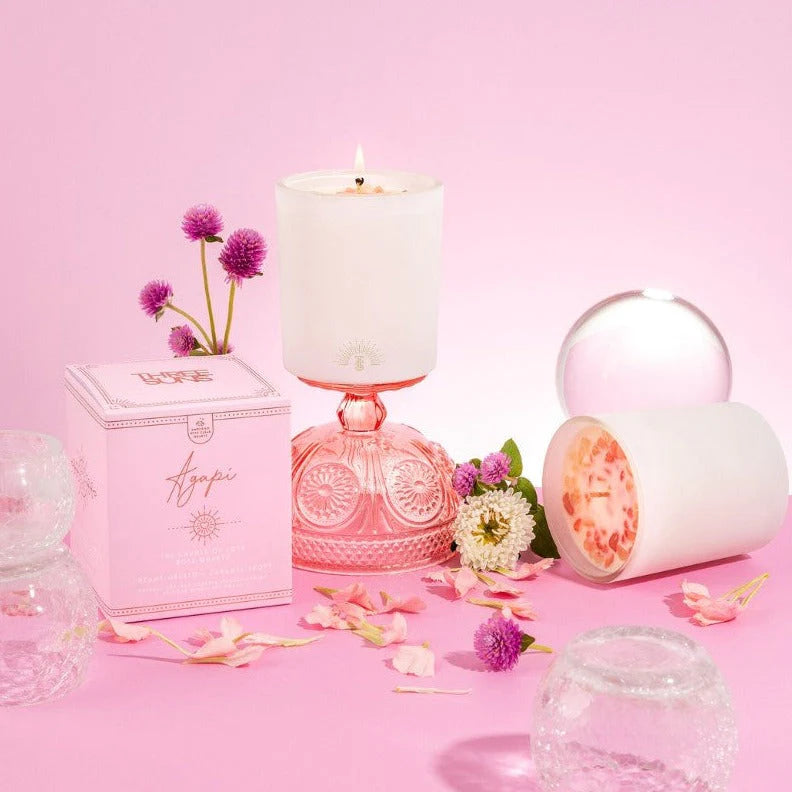 Agapi' Candle of Love, Creamy Vanilla Gelato & Caramel Frost