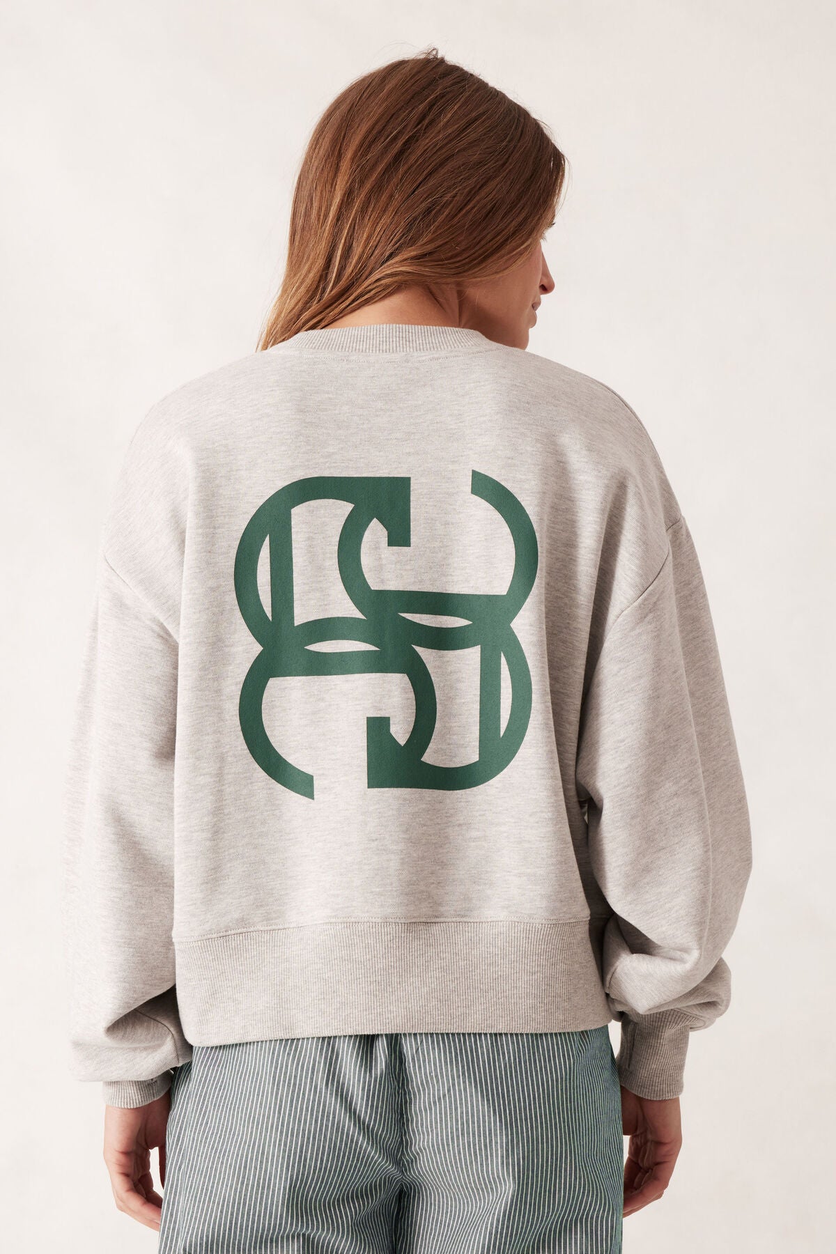 Cropped Slouchy Crew