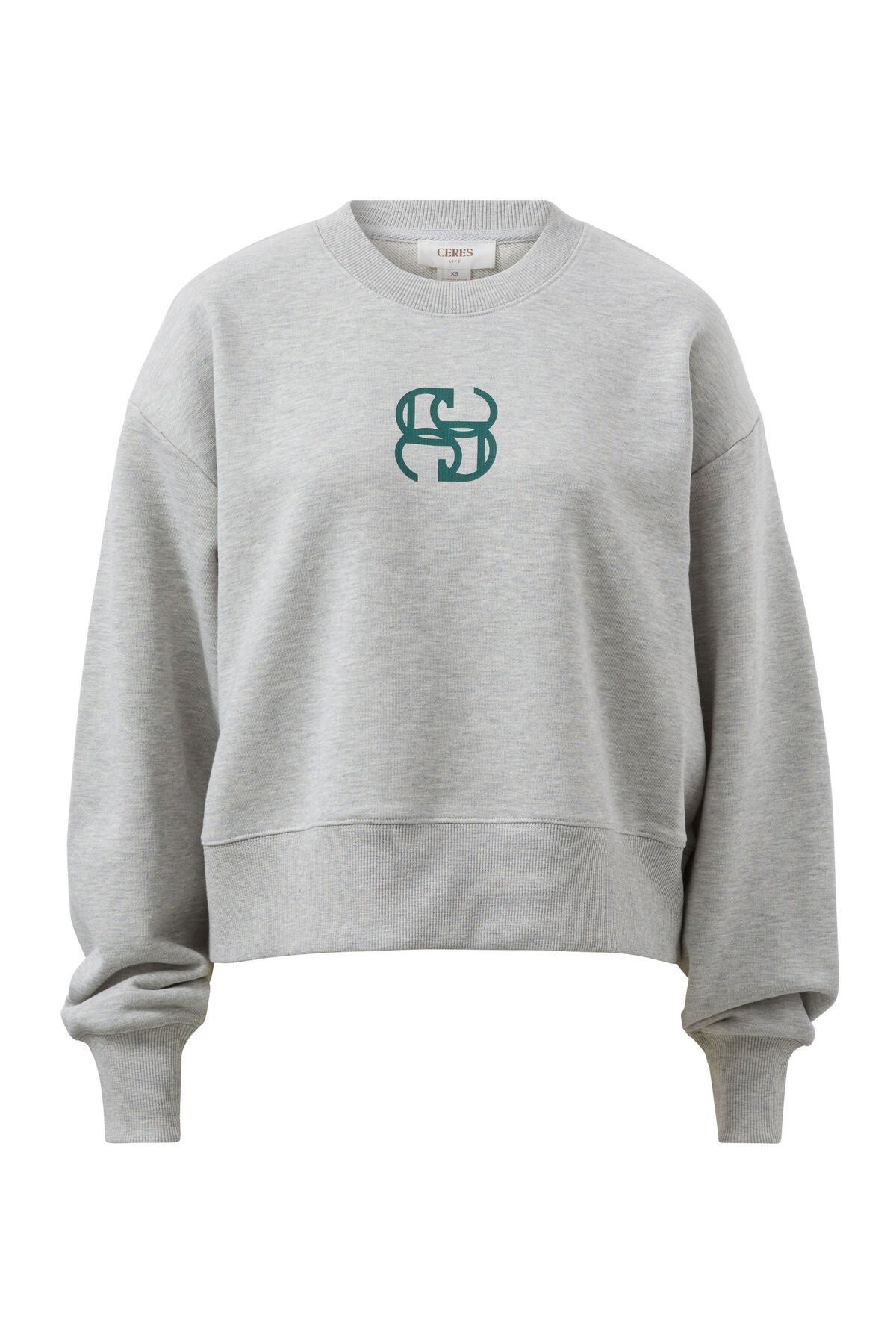 Cropped Slouchy Crew