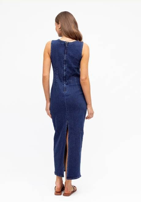 Claudette Denim Maxi
