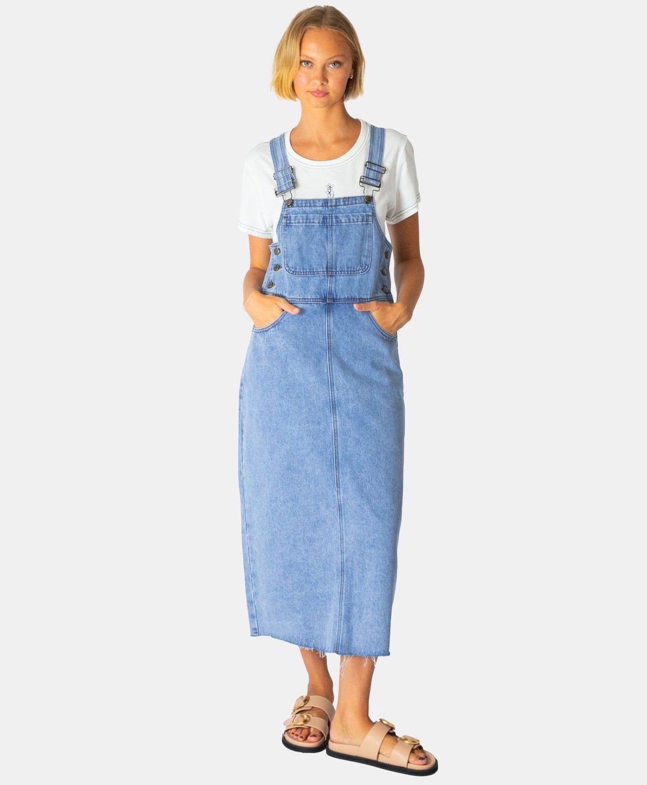 Liberte Overall Midi Dress Liberte Overall Midi Dress