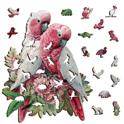 Galah Pair Wooden Puzzle