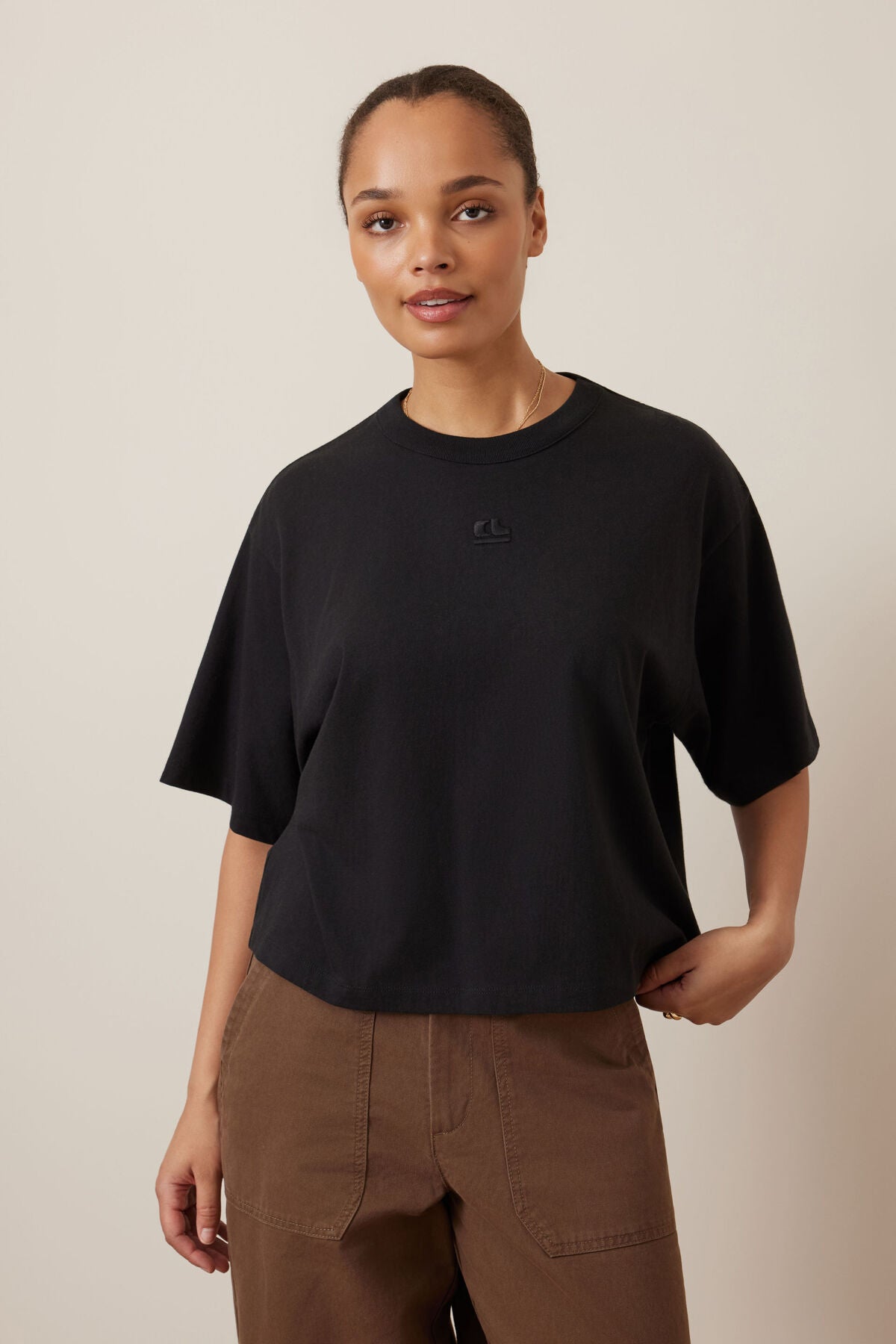 Phoebe Premium Tee Black