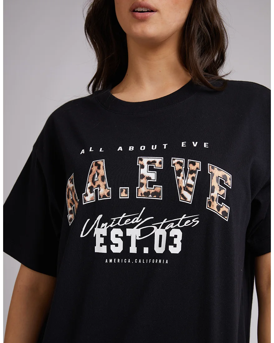 Jordan Leopard Tee Black