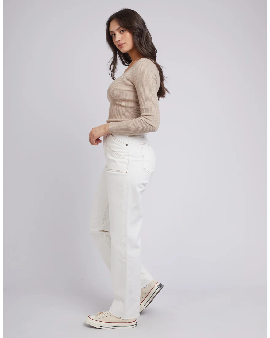 Mae Knit Top - Oatmeal
