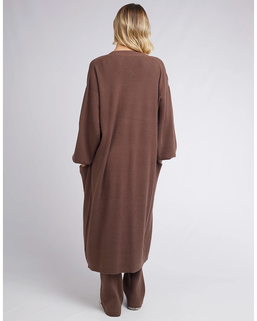Blair Knit Cardi Brown