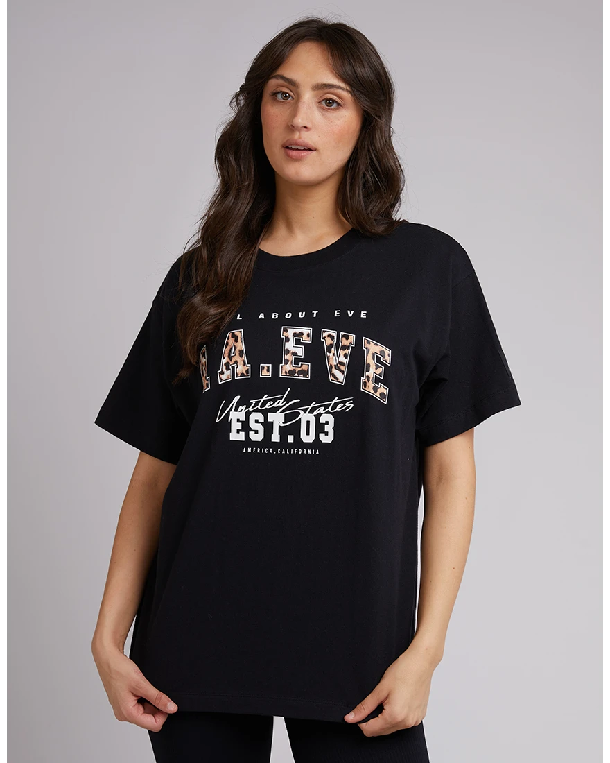 Jordan Leopard Tee Black