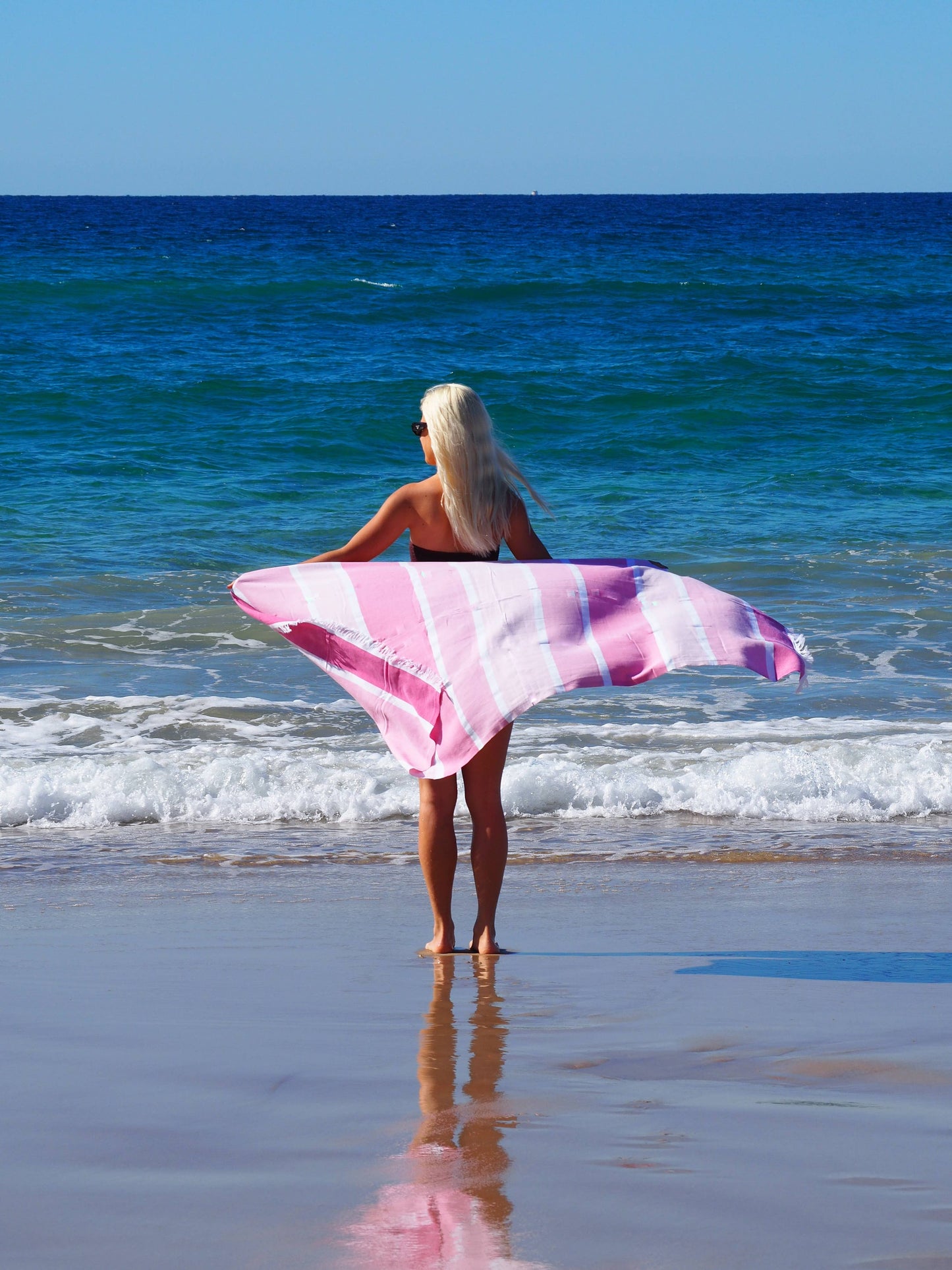 Sorrento Turkish Beach Towel - Candy