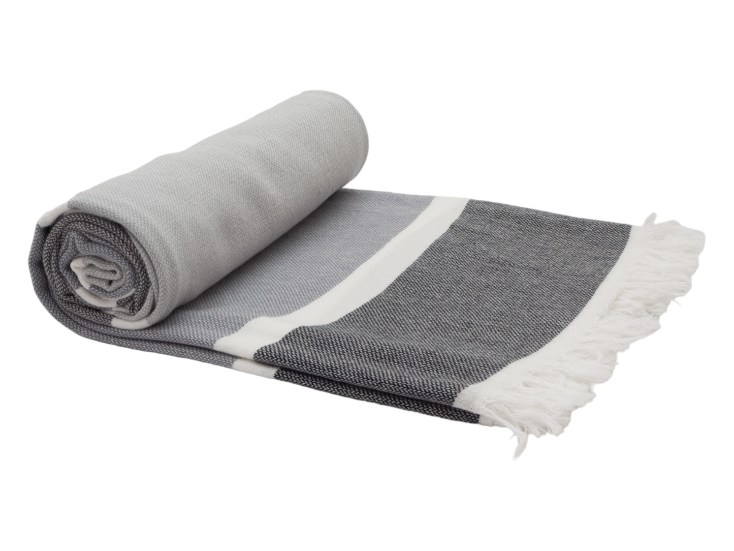 Sorrento Turkish Beach Towel - Monochrome