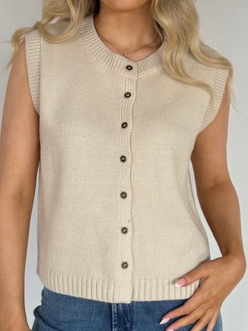 Kasey Button Vest