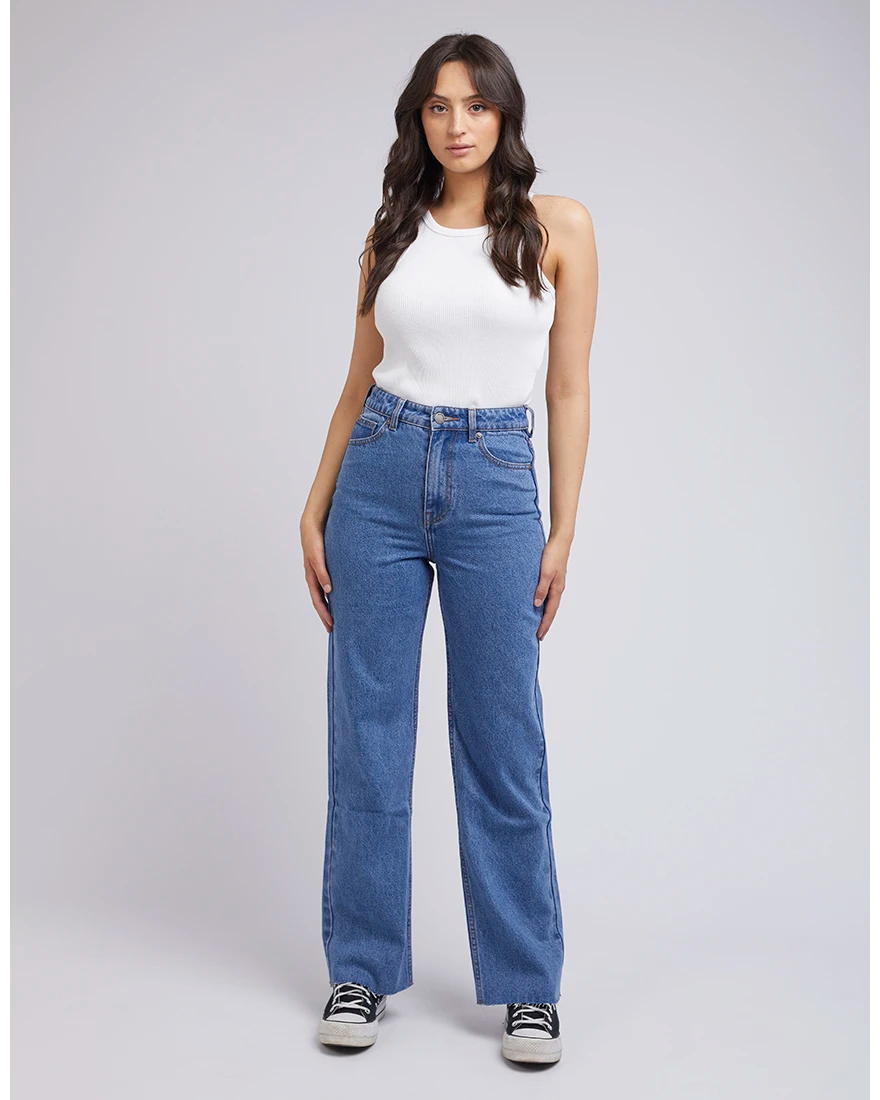 Skye High Rise Straight Leg Denim
