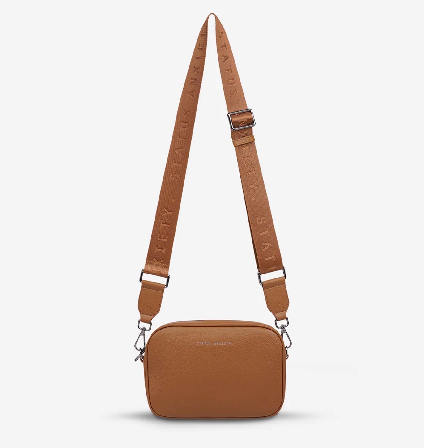 Plunder Bag with Webbed Strap - Camel