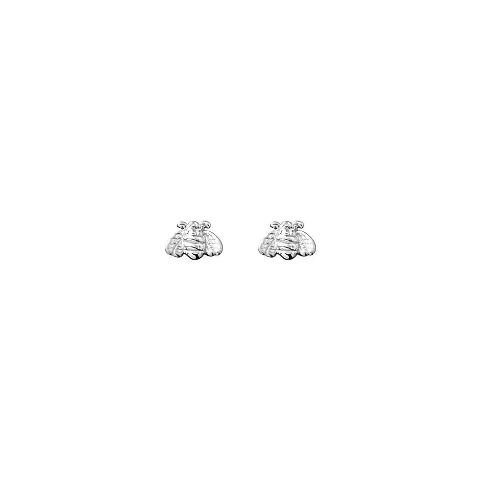 Mini Bee Stud Silver