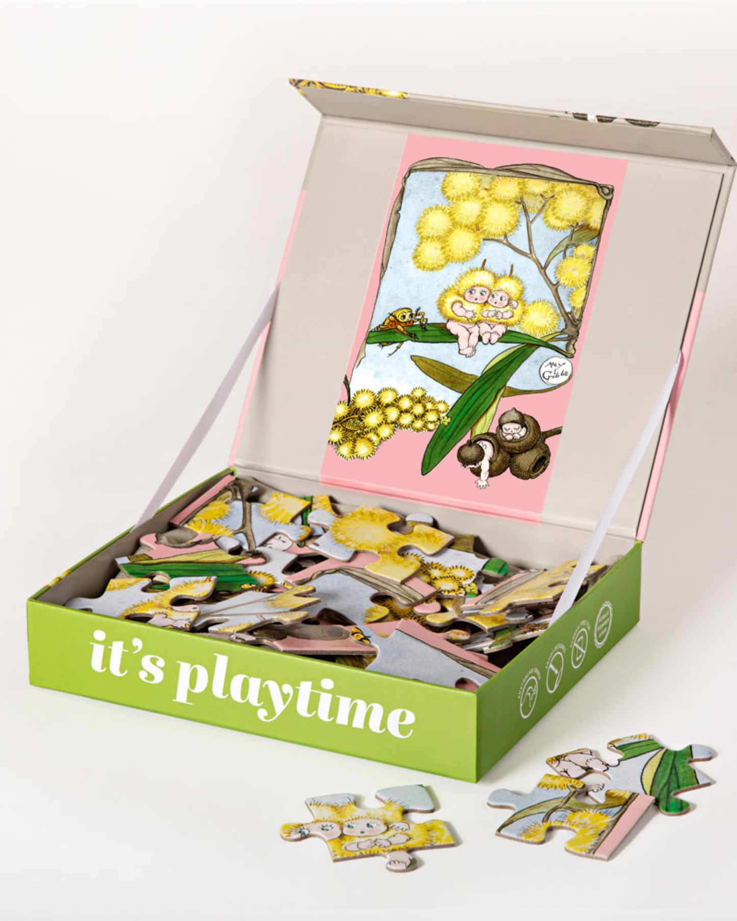24 Piece Kids Puzzle - May Gibbs - Wattle Babies