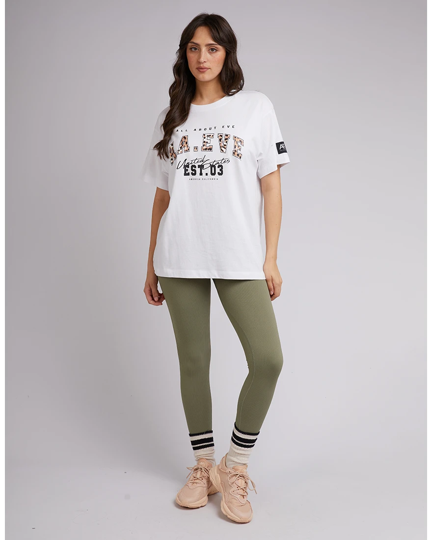 Jordan Leopard Tee White