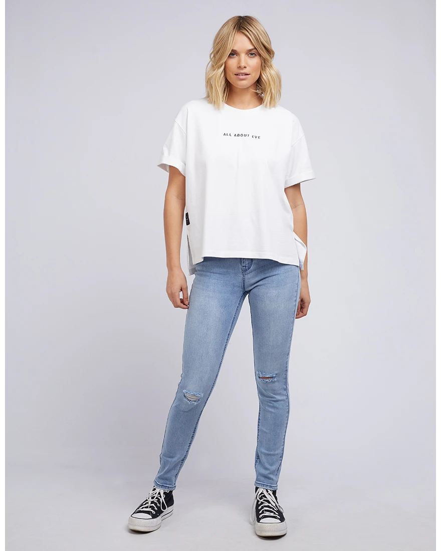 AAE Washed Tee - White