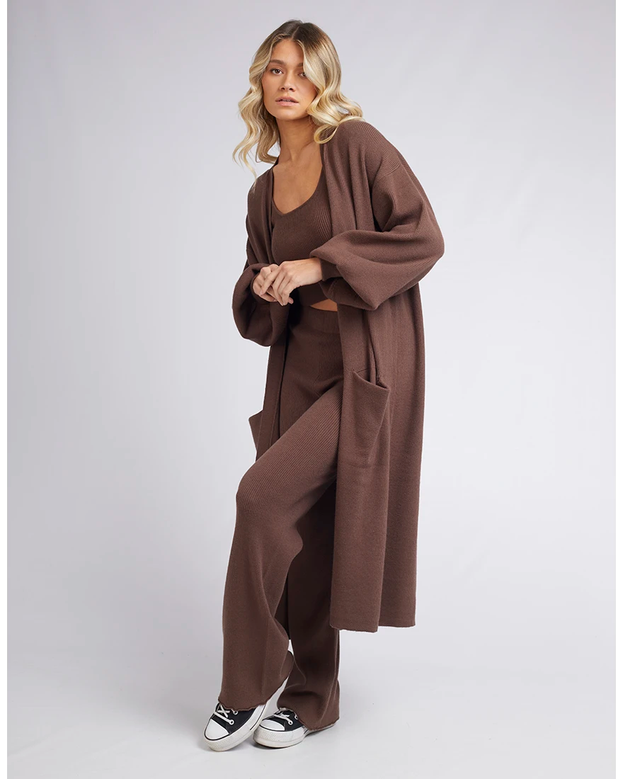 Blair Knit Cardi Brown
