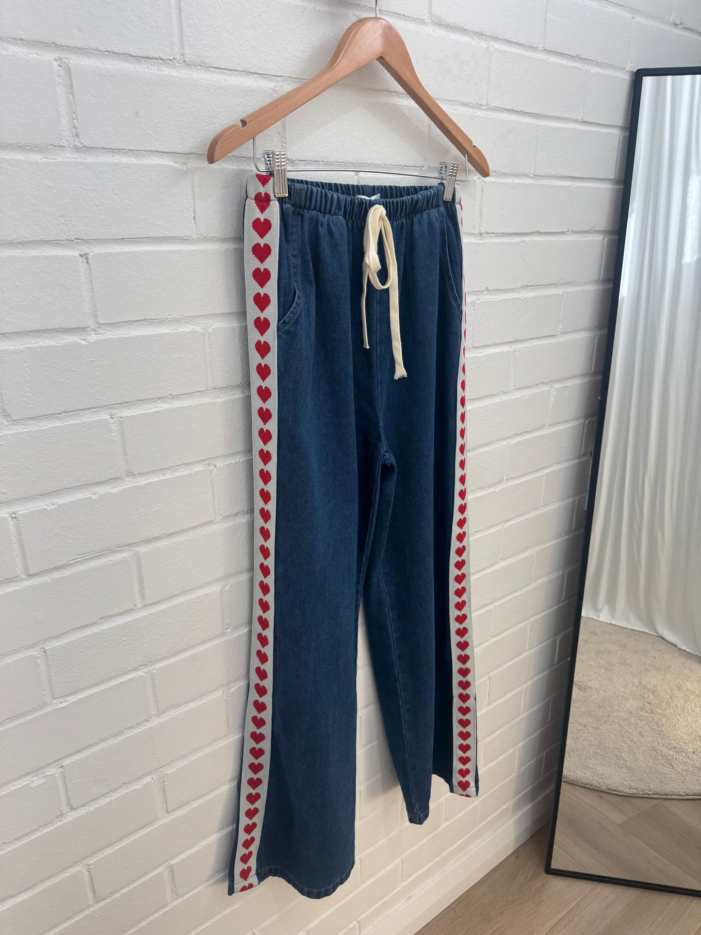 Frankie Denim Heart Pants