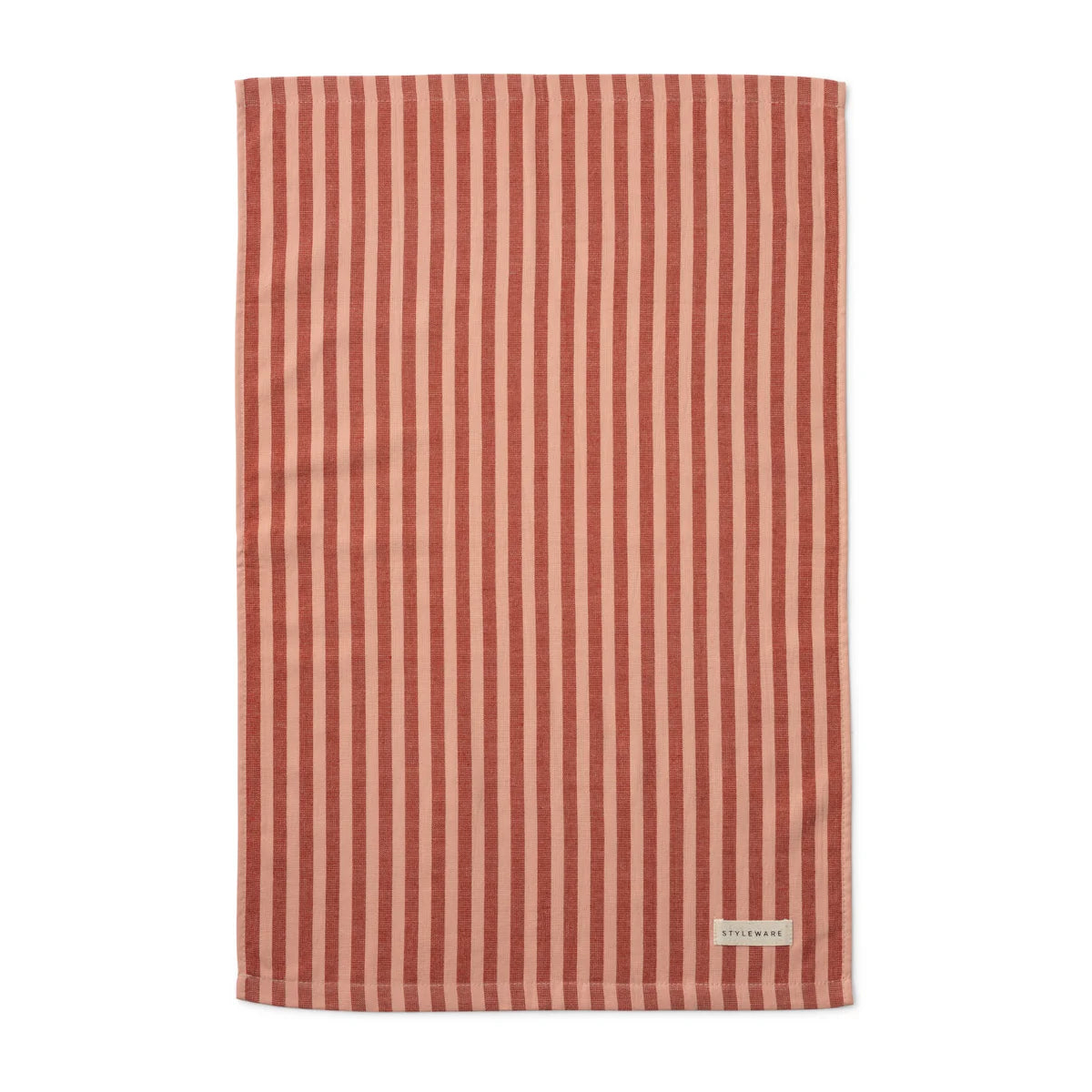 Between the Lines tea Towel - Red Velvet