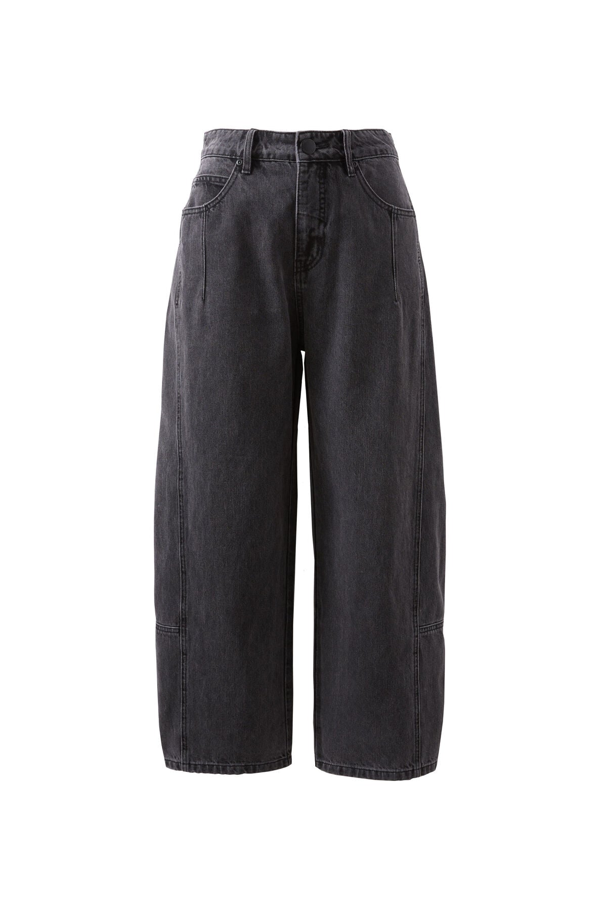 Darted Barrel Jean - BlackWash