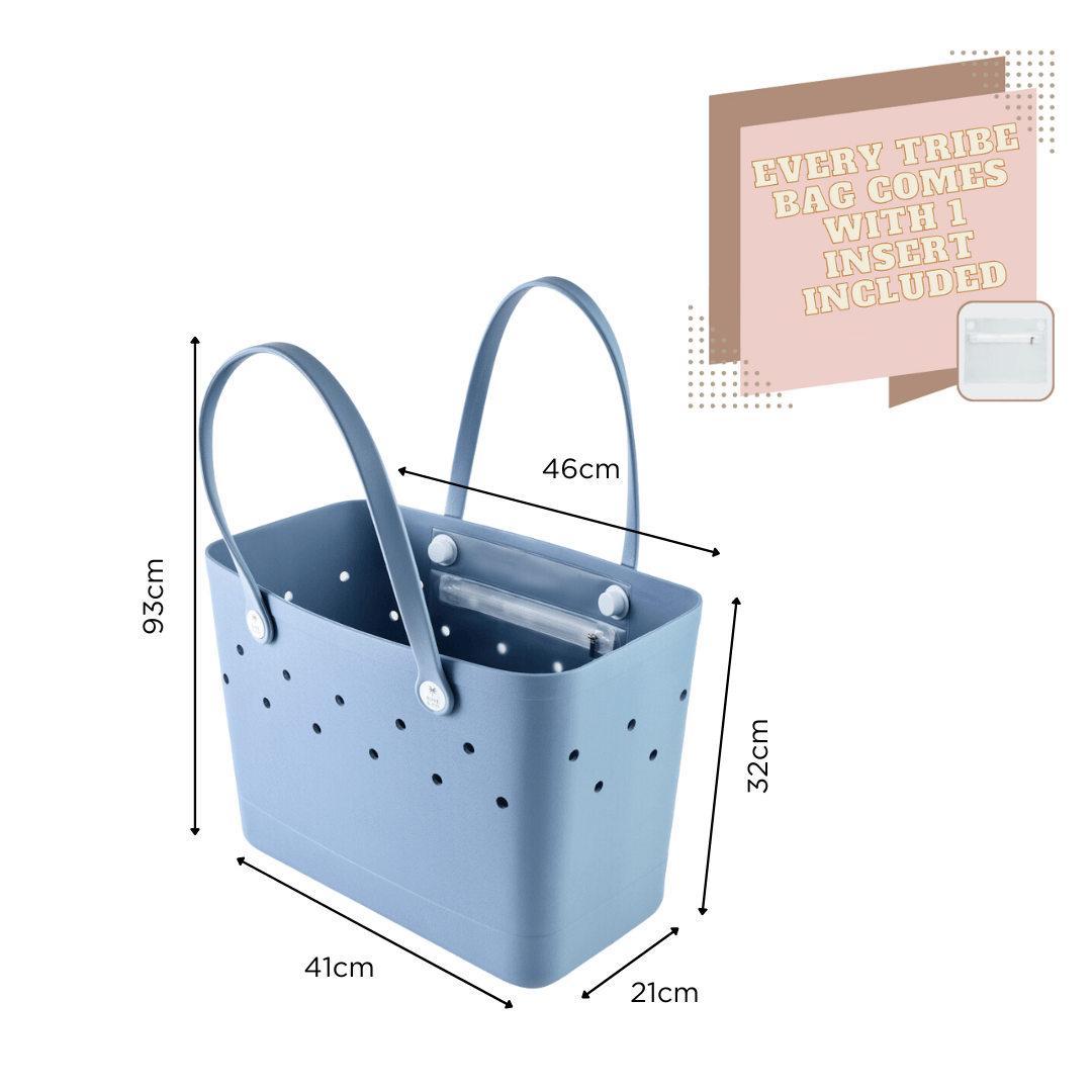 Maxi Tribe Bag in Dolphin Blue