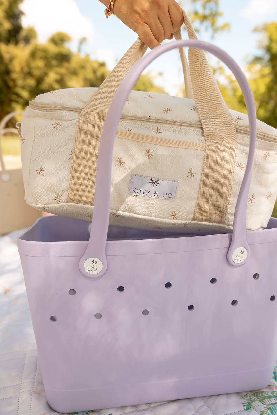 Deluxe Cooler Bag: White