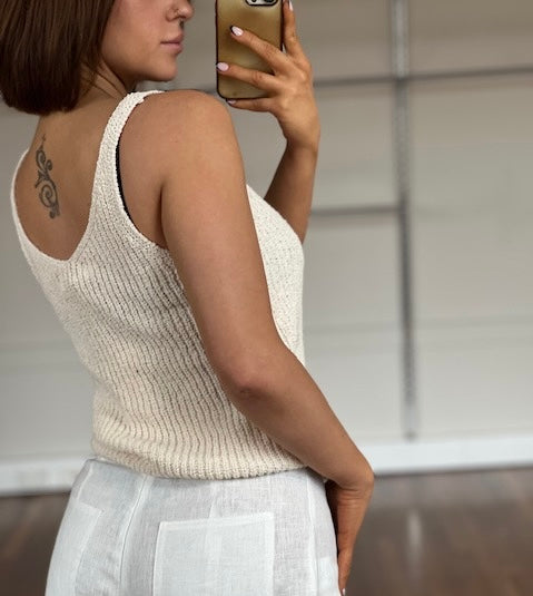 Summer Tank - Cream