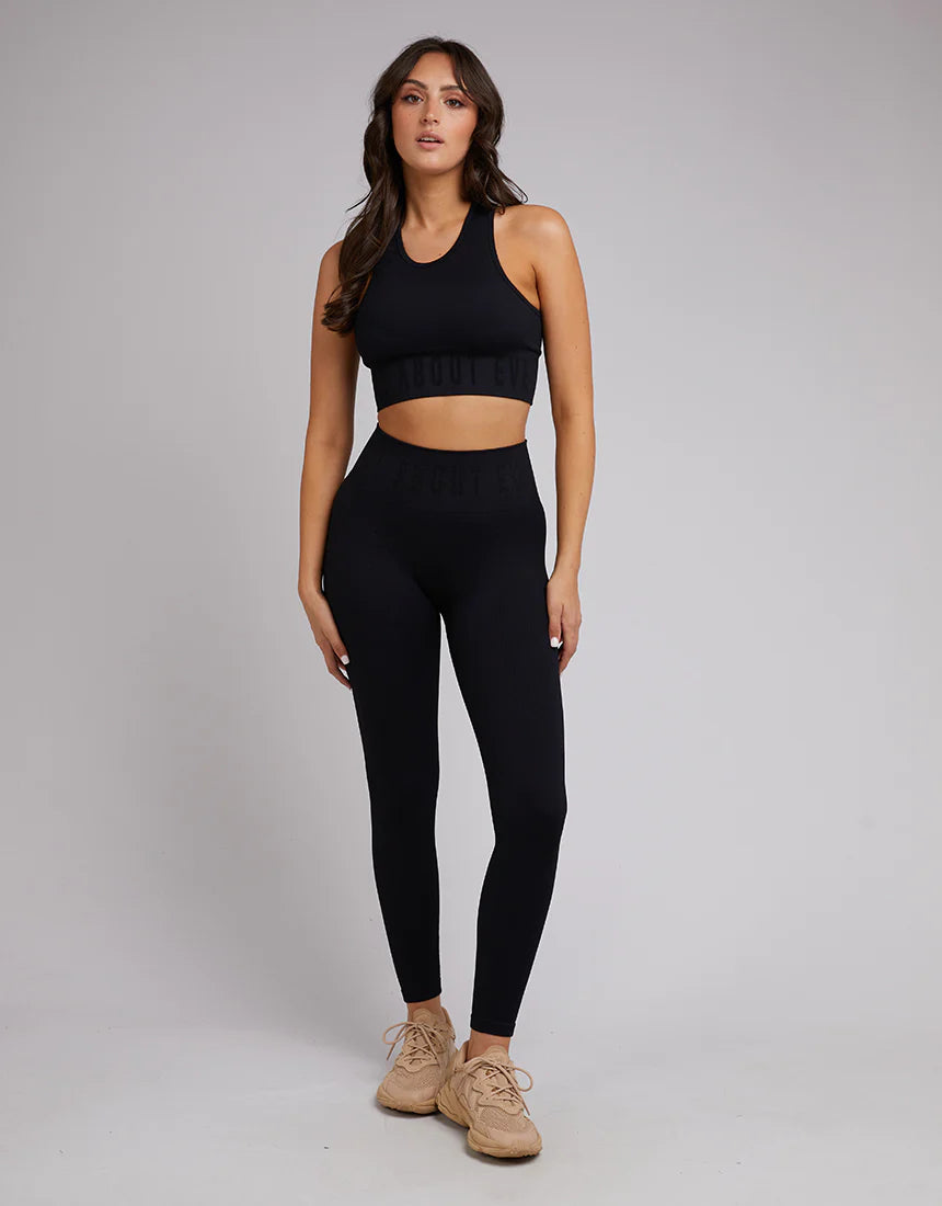 REMI RIB LEGGING - Black