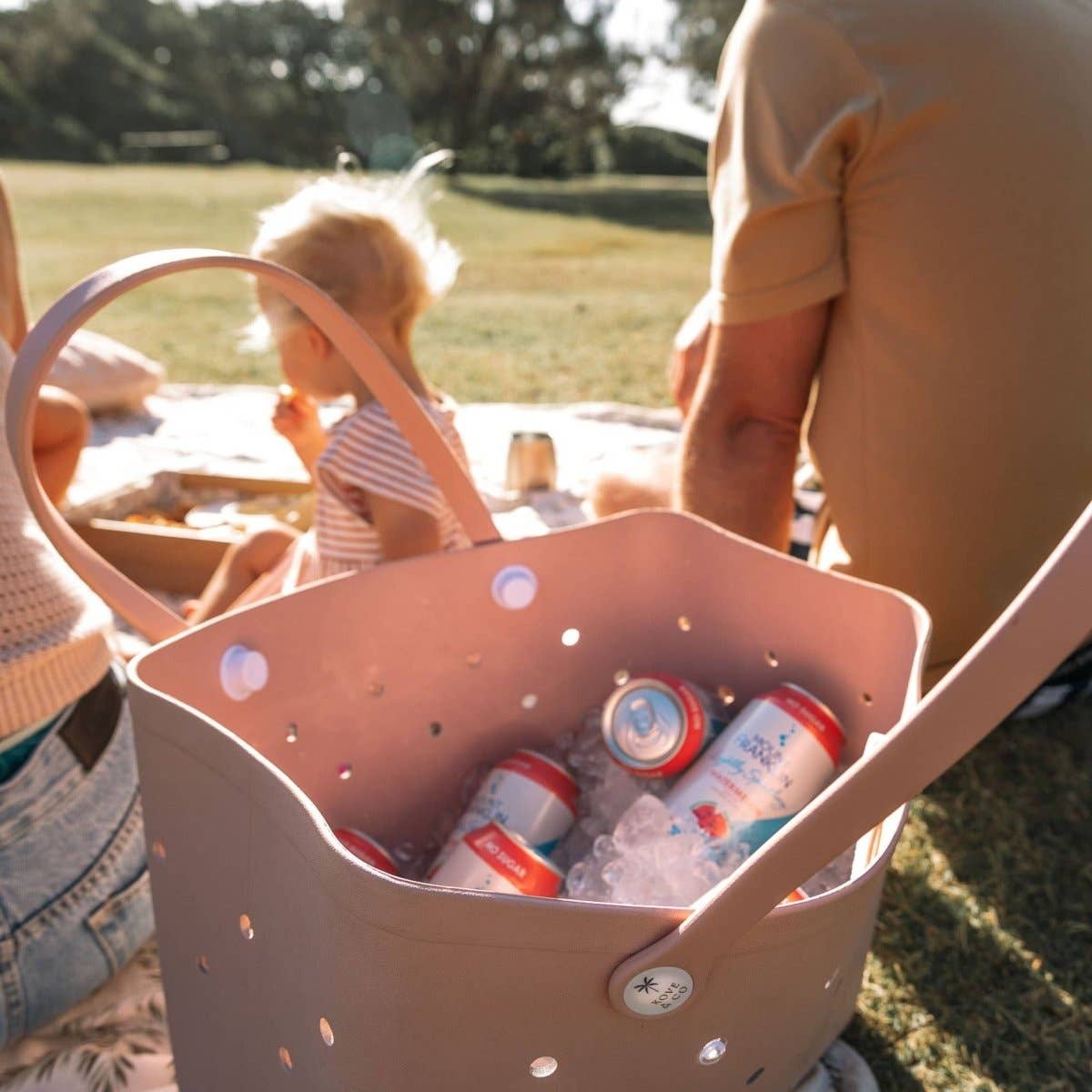 Maxi Tribe Bag in Seashell Pink