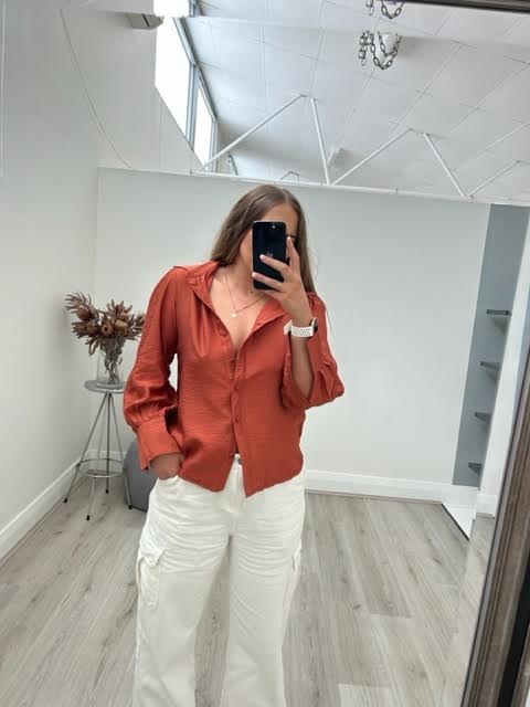 Audrey Blouse Rust