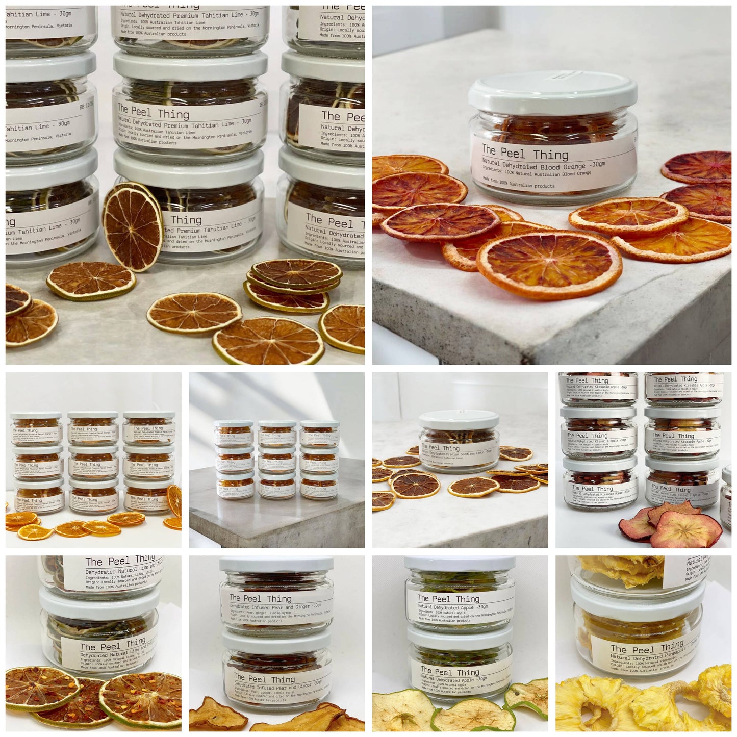 Gift Size - Dehydrated Premium Citrus Trio - 30gm Jar