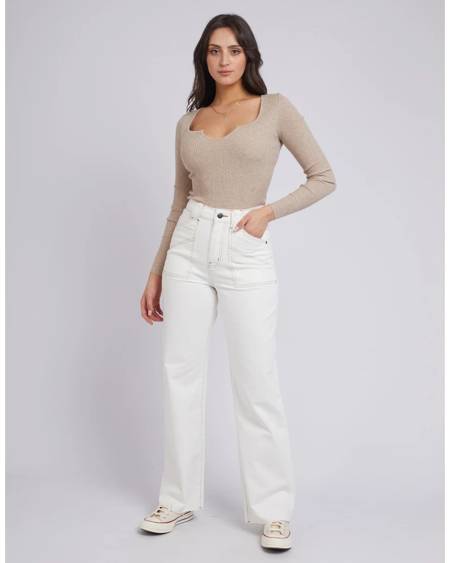 Mae Knit Top - Oatmeal