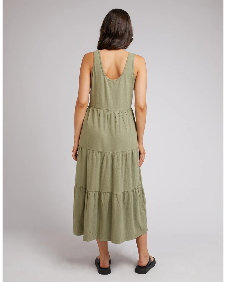 Sophie Midi Dress - Khaki