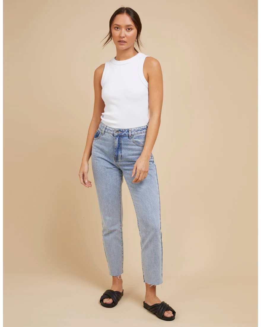 Greta Tank White