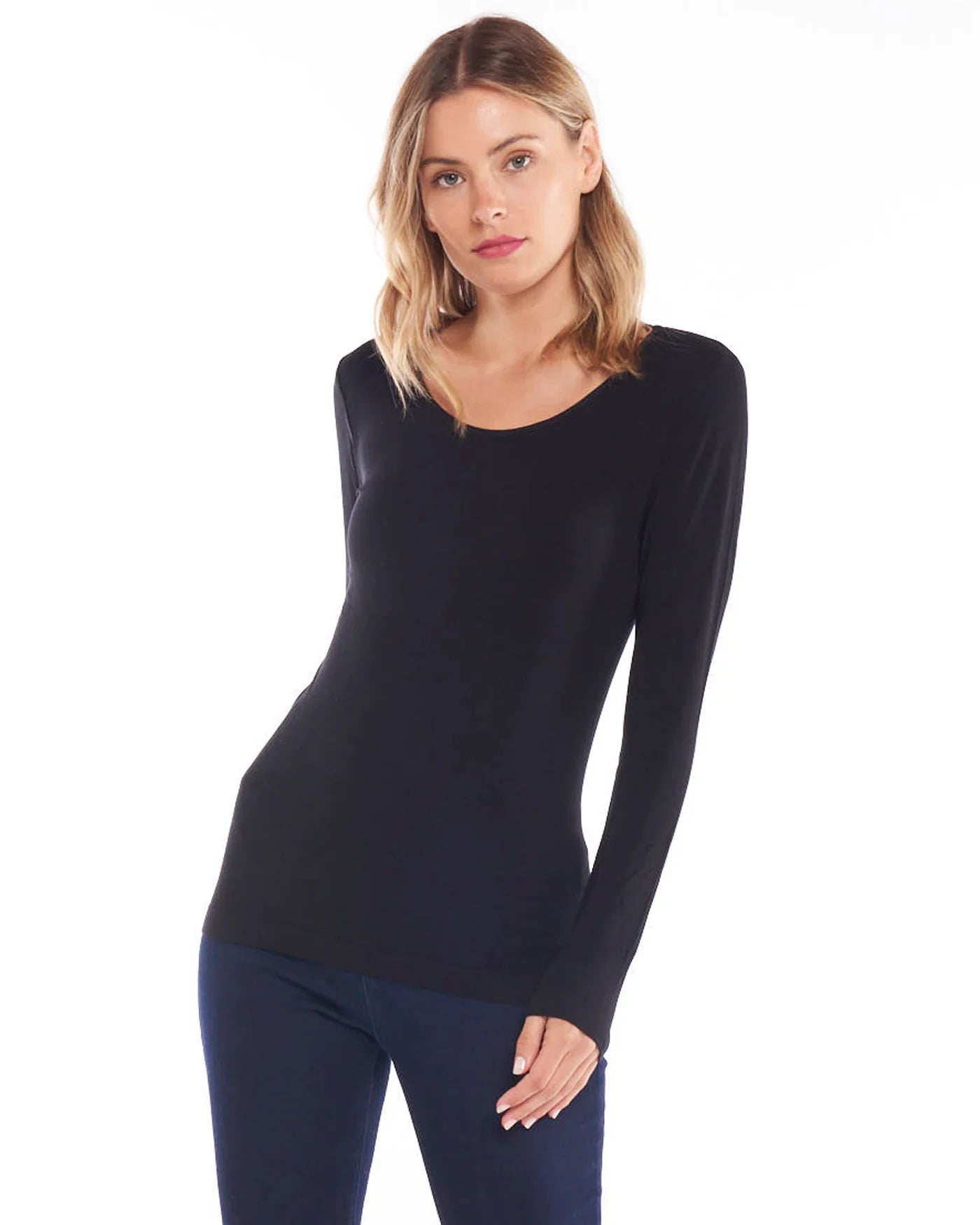 Kelli Long Sleeve Top - Black