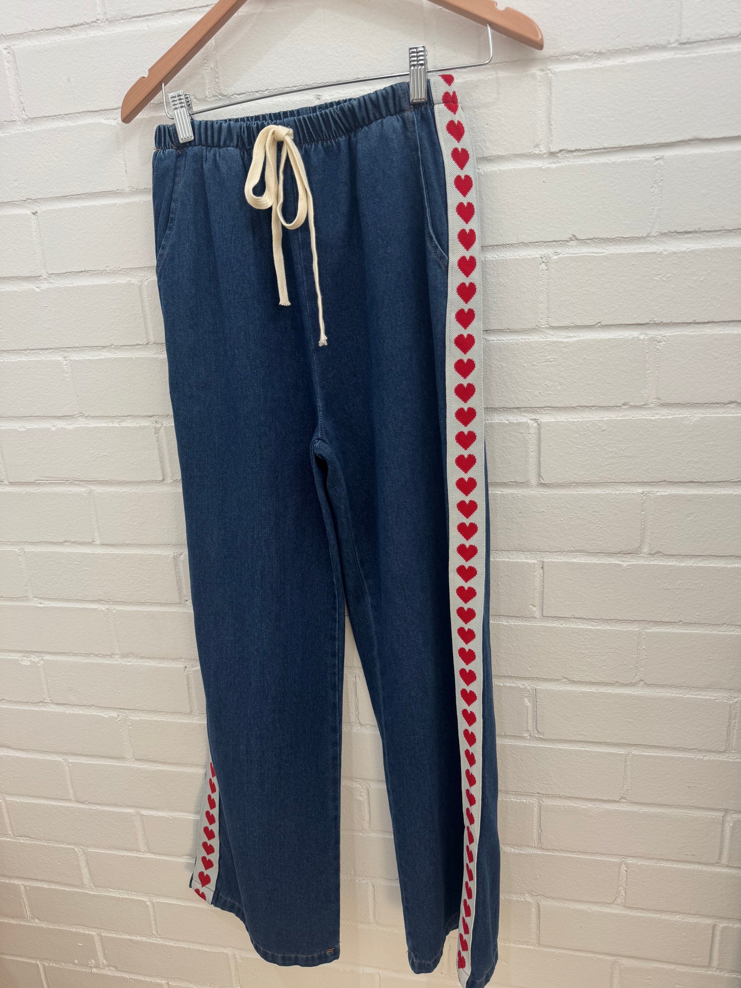 Frankie Denim Heart Pants