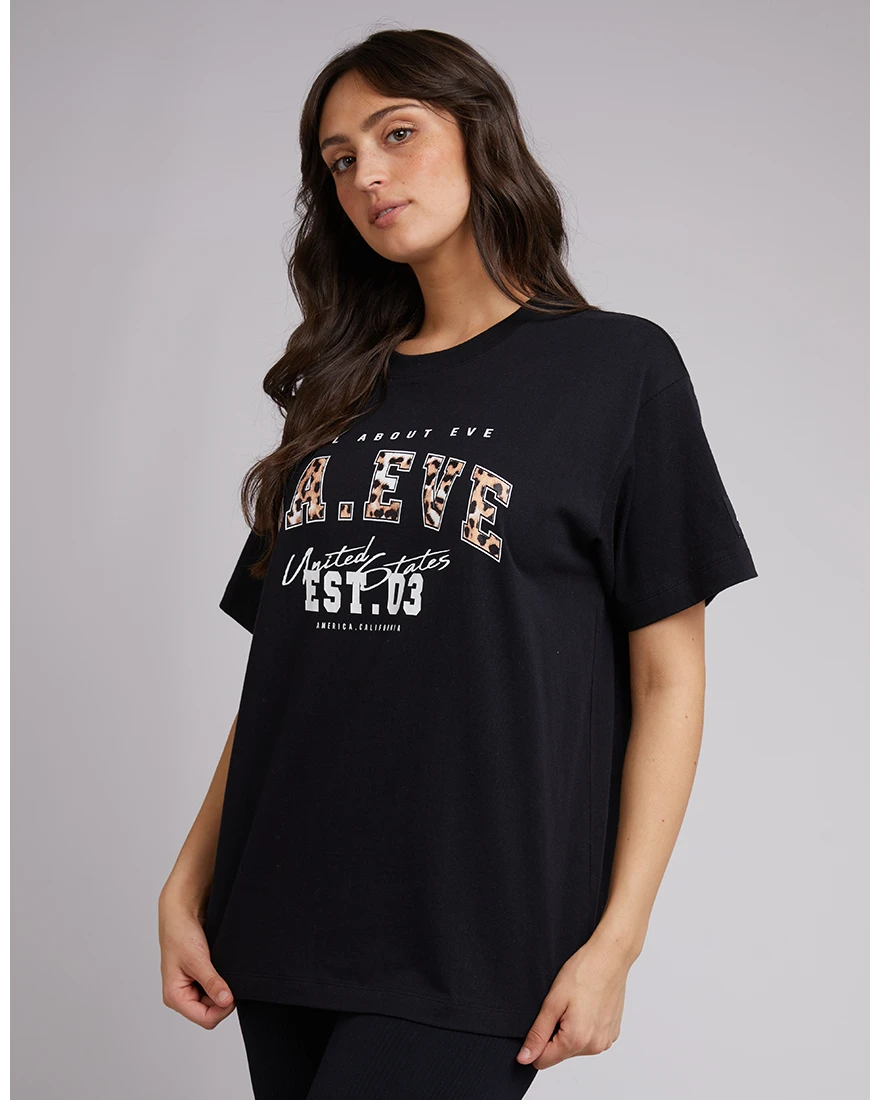 Jordan Leopard Tee Black
