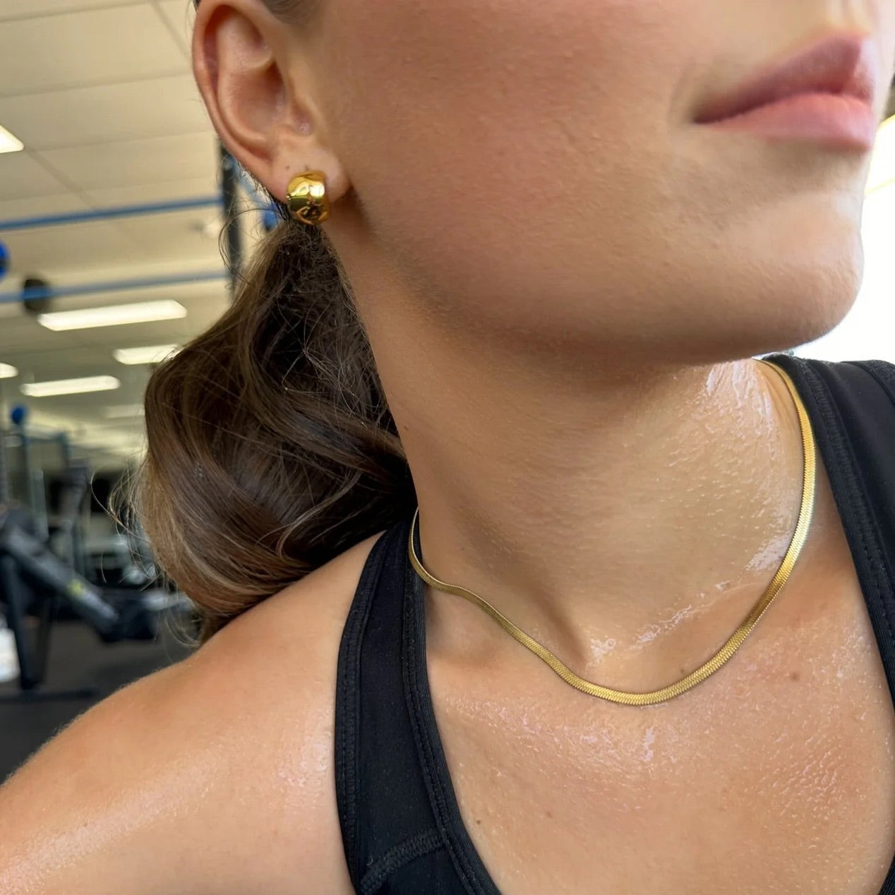 Sidewalk Gold Necklace