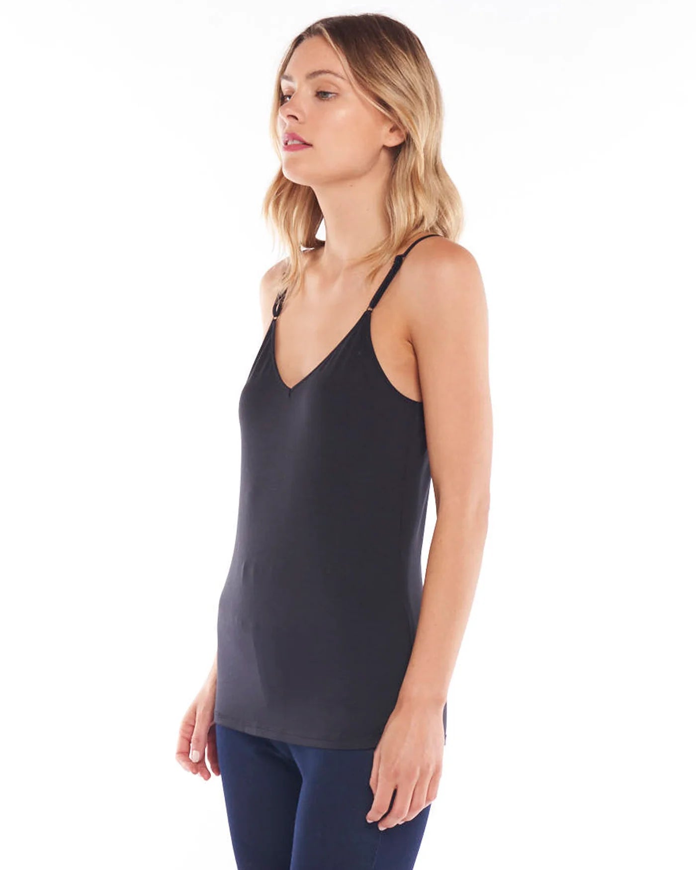 Veronica Reversible Cami - Black