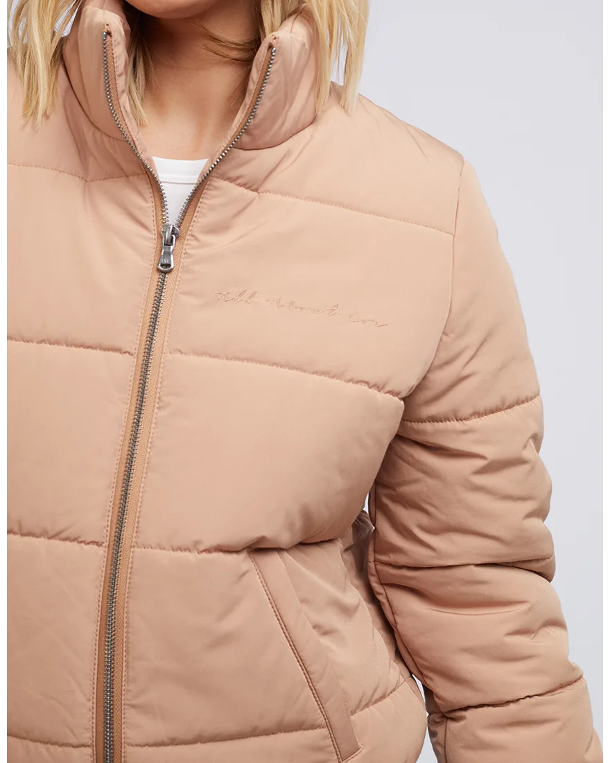 Mila Puffer Jacket - Tan
