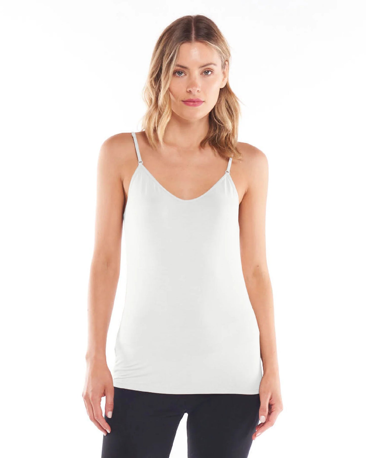 Veronica Reversible Cami - White