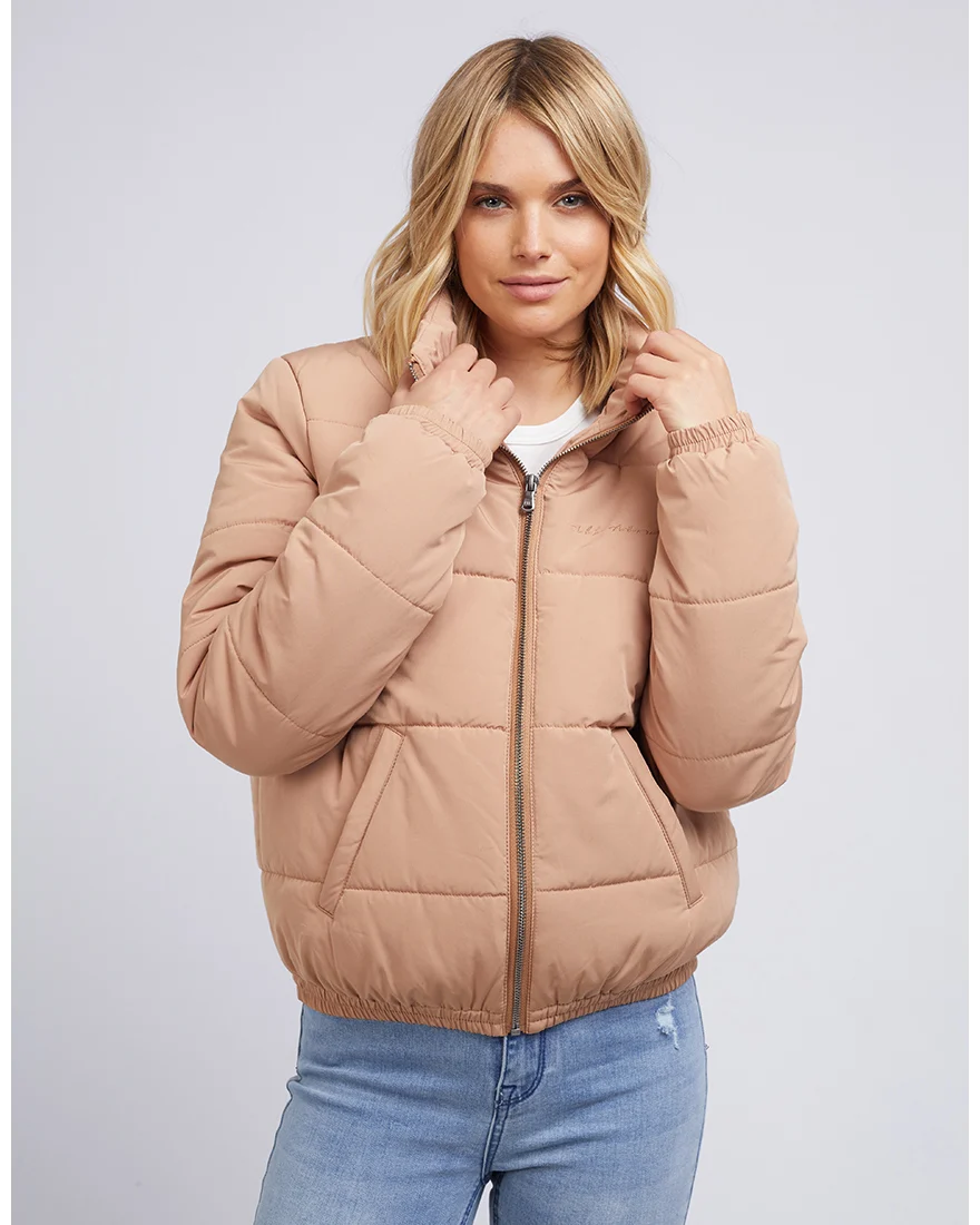 Mila Puffer Jacket - Tan