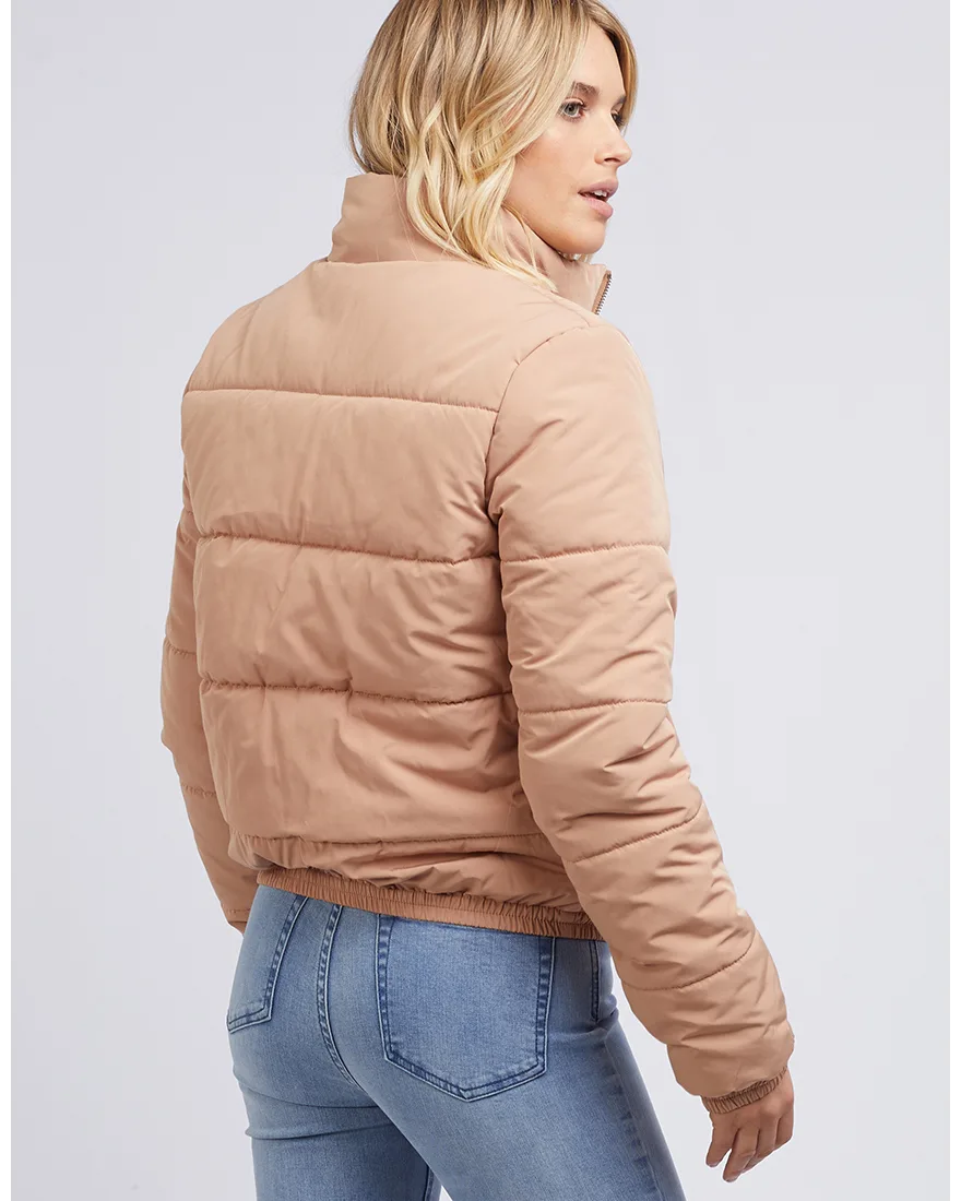 Mila Puffer Jacket - Tan