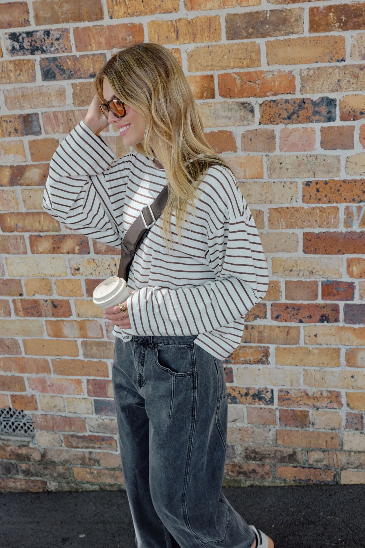 Beau Long Sleeve Slouchy Tee