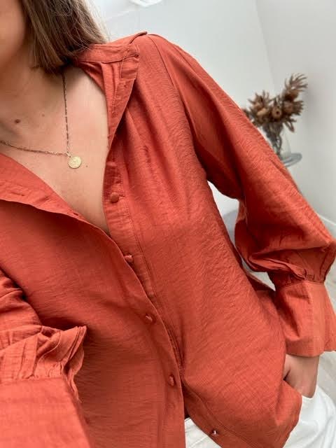 Audrey Blouse Rust