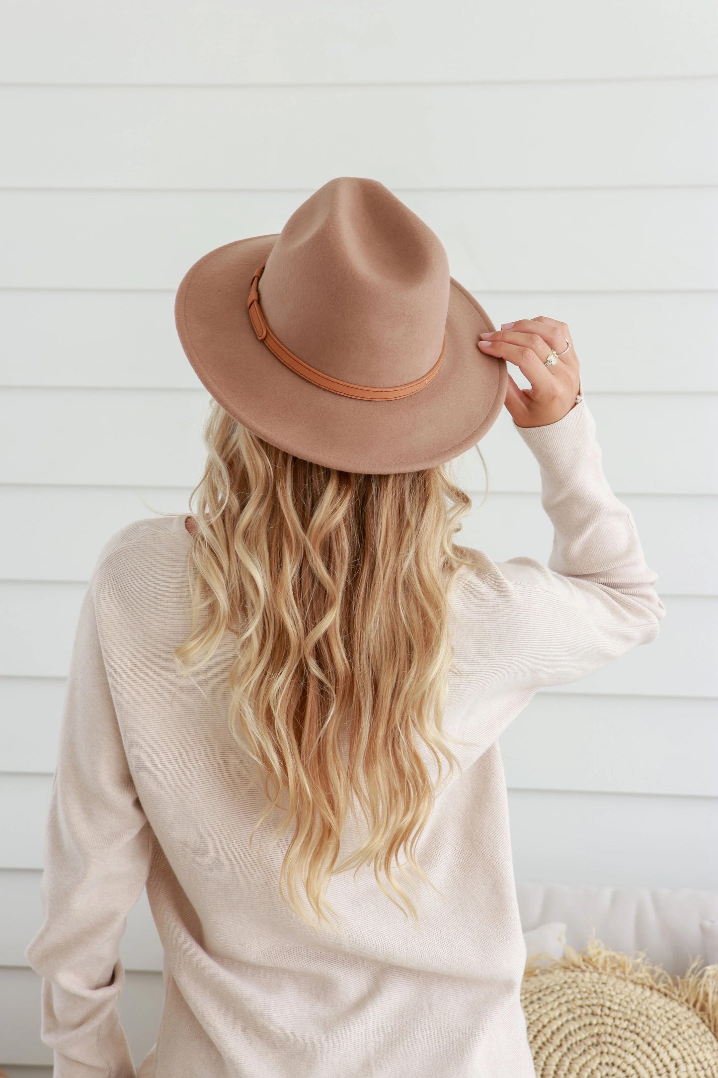 Wool Fedora - Camel