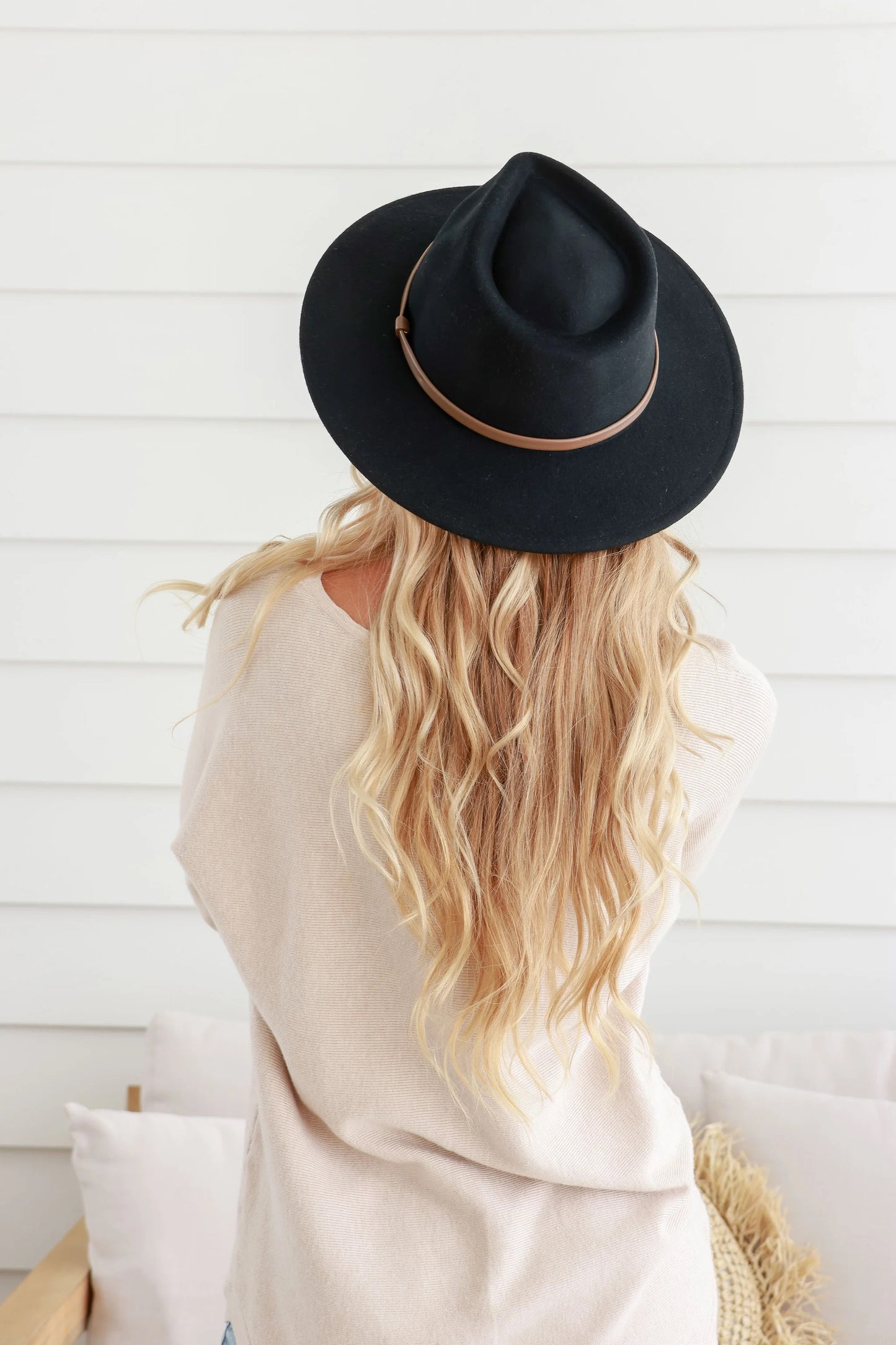 Wool Fedora - Black