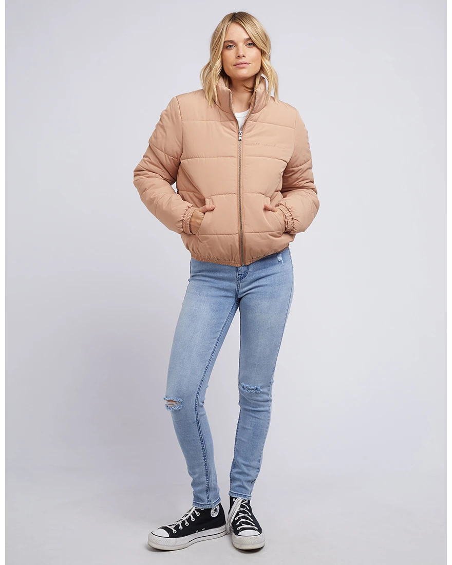 Mila Puffer Jacket - Tan