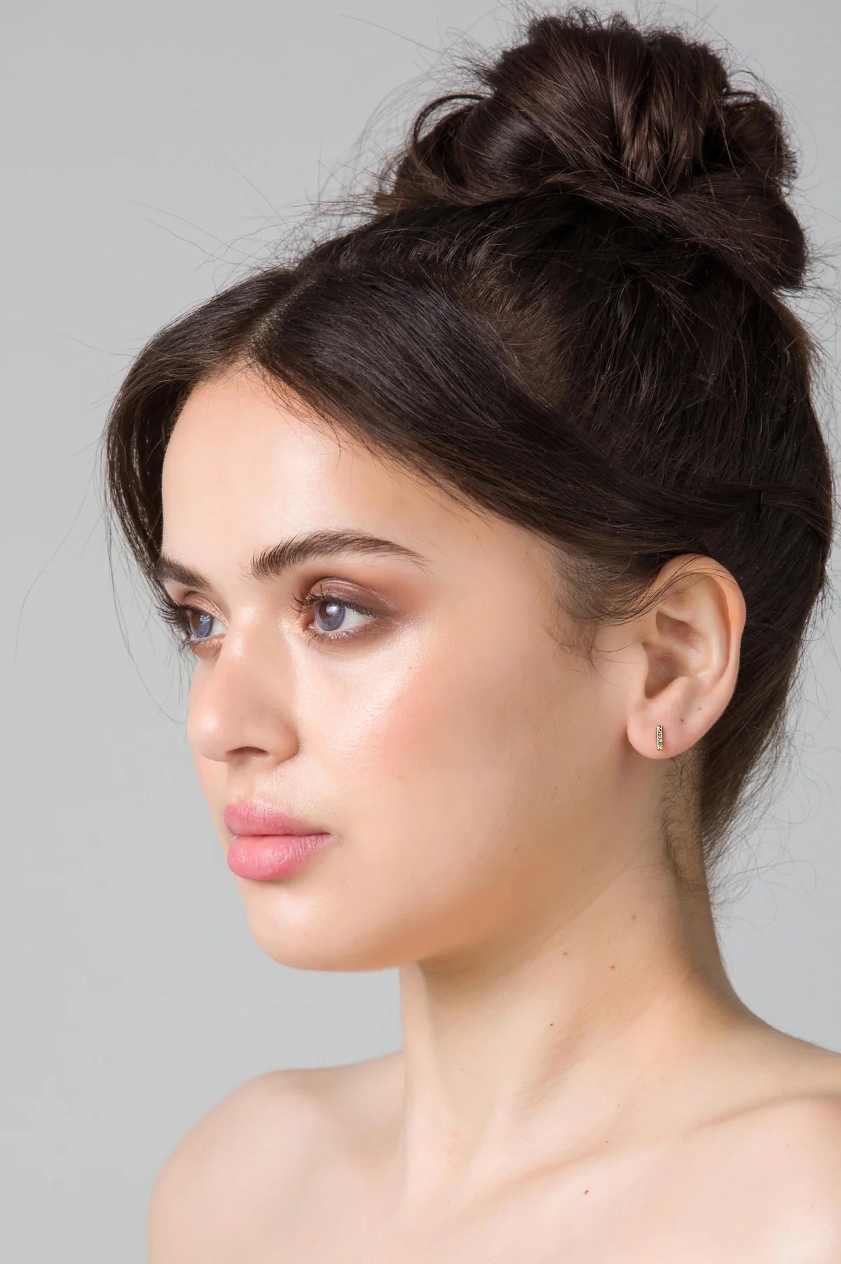 PETITE MIKA GOLD EARRING