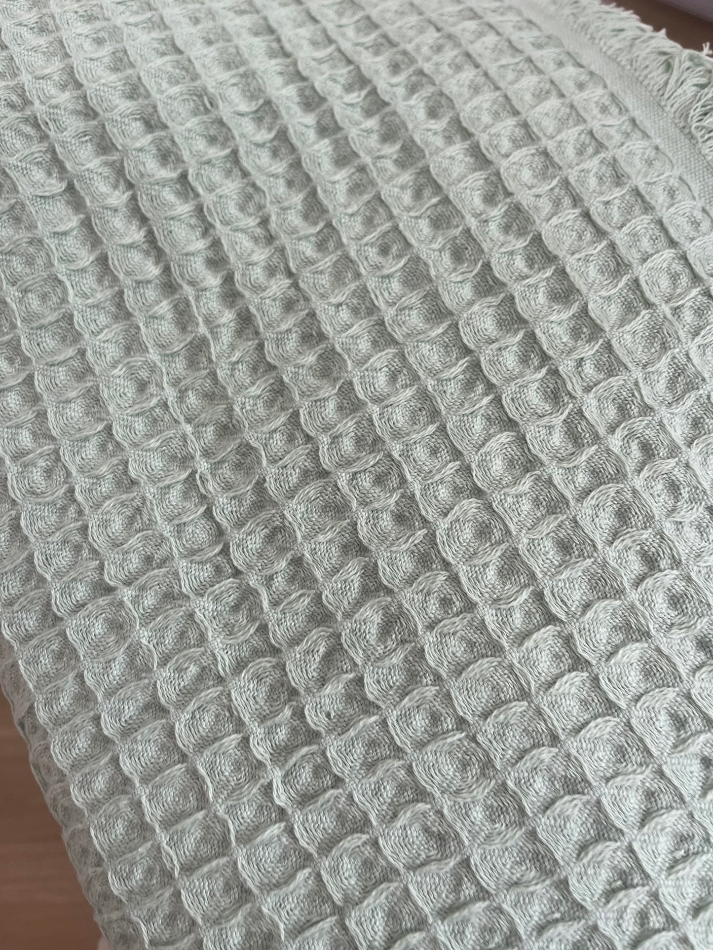 Waffle Throw - Olive
